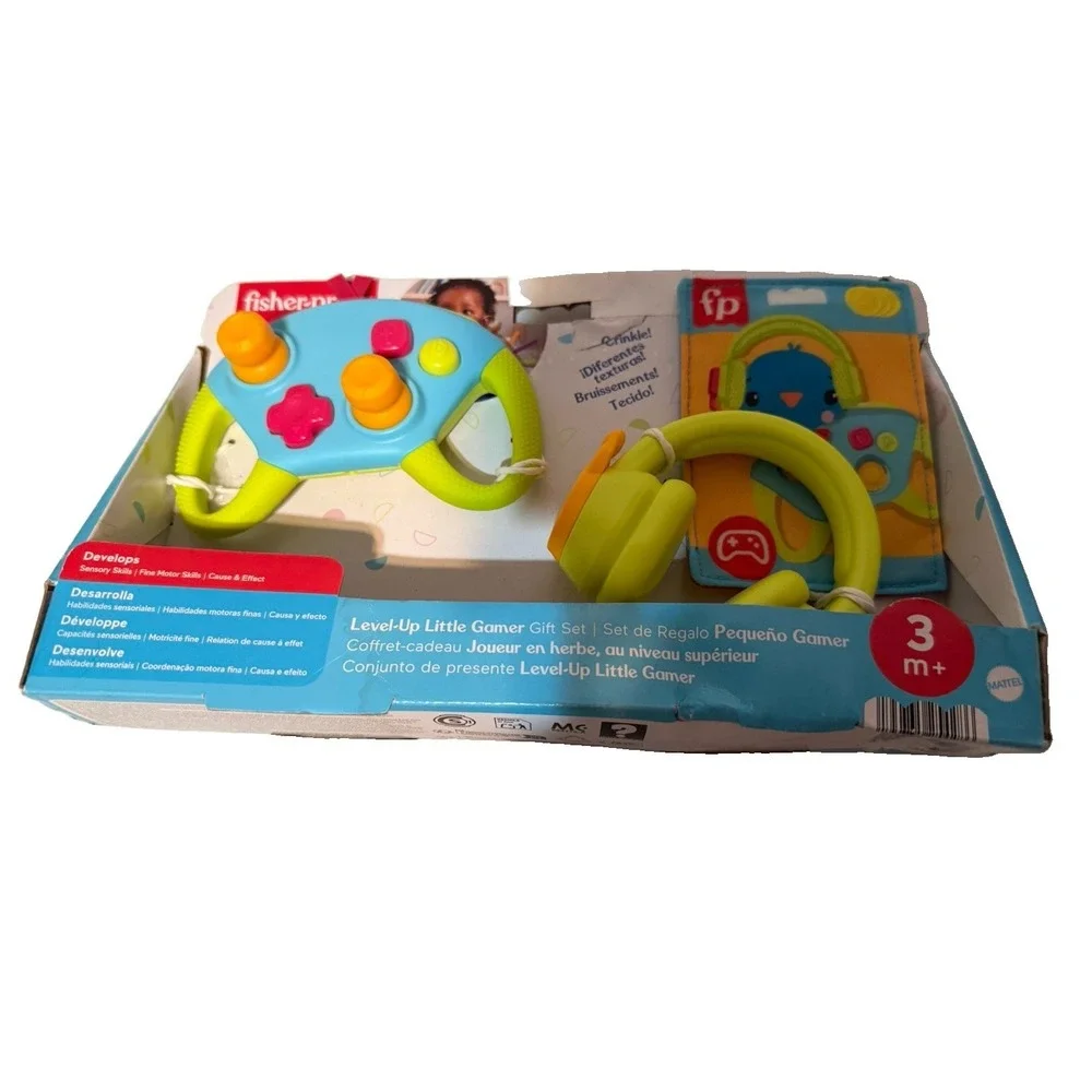 Fisher Price Level-Up Little Gamer Set For Ages 3m+ Sensory & Fine Motor New